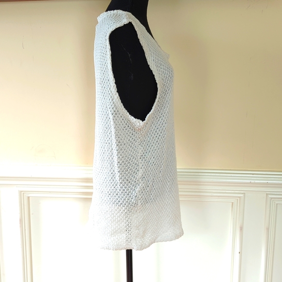 Zara Women knit cable short sleeve perfect to fall layer look Sz Medium - Picture 7 of 12